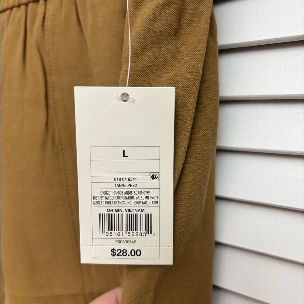🔥A New Day Women’s Tan/Brown Cargo Dress Pants, Size: Large, NWT - Picture 5 of 5